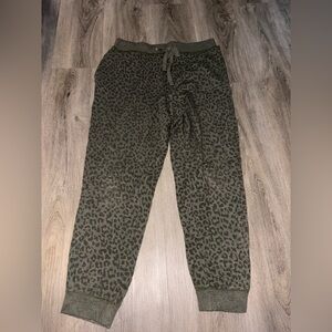 Thread & Supply | Green Animal Print Sweats